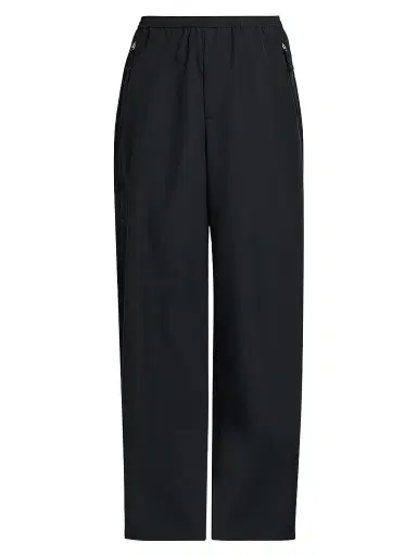 Jil Sander Men's Wide-Leg Pull-On Tech Trousers - Black - Size 38 | Thumbnail 1