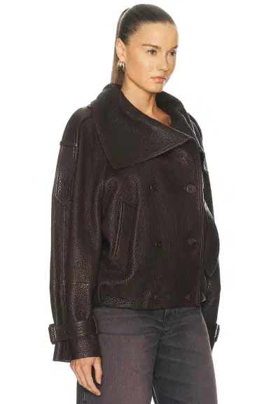 Acne Studios Laris Leather Jacket | Thumbnail 2 Acne Studios Laris Leather Jacket | Thumbnail 2