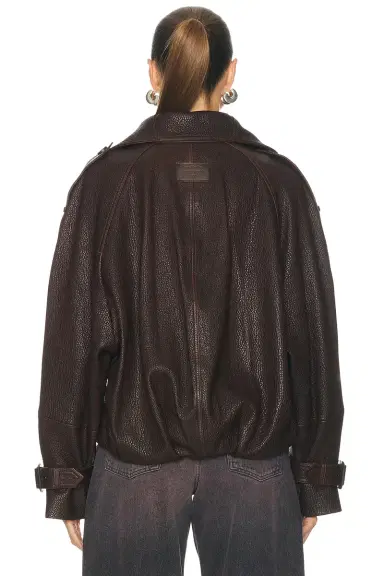 Acne Studios Laris Leather Jacket | Thumbnail 3 Acne Studios Laris Leather Jacket | Thumbnail 3