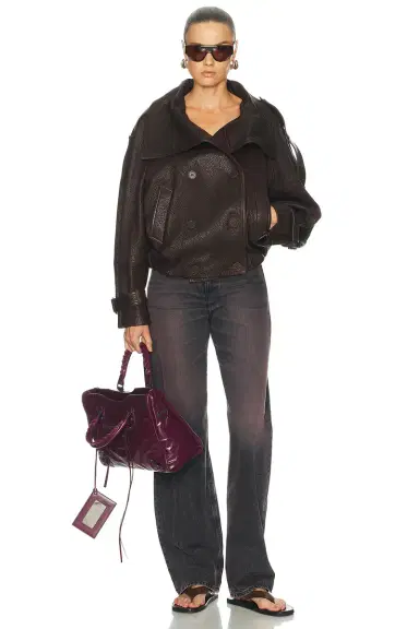 Acne Studios Laris Leather Jacket | Thumbnail 4 Acne Studios Laris Leather Jacket | Thumbnail 4
