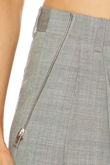 Alexander Wang Mid-Rise Tailored Pant With Side Zippers | Thumbnail 7 Alexander Wang Mid-Rise Tailored Pant With Side Zippers | Thumbnail 7