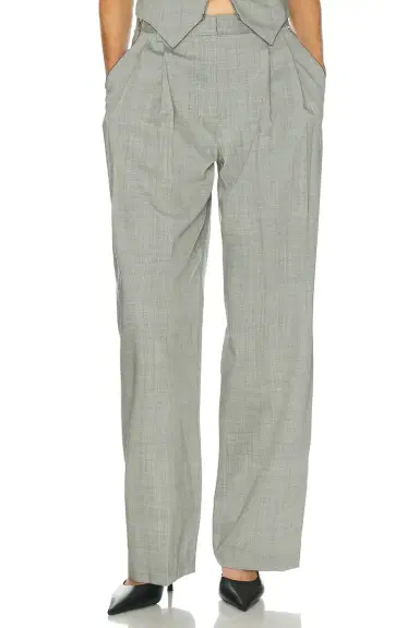 Alexander Wang Mid-Rise Tailored Pant With Side Zippers | Thumbnail 1 Alexander Wang Mid-Rise Tailored Pant With Side Zippers | Thumbnail 1
