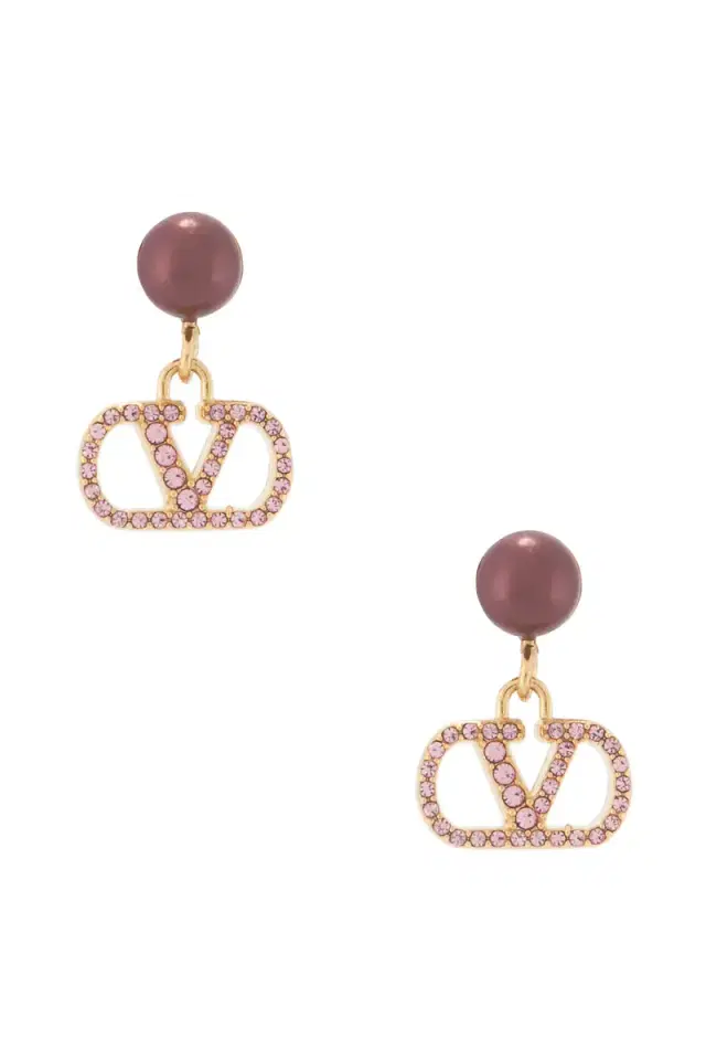 Valentino Garavani Vlogo Signature Pearl Earrings