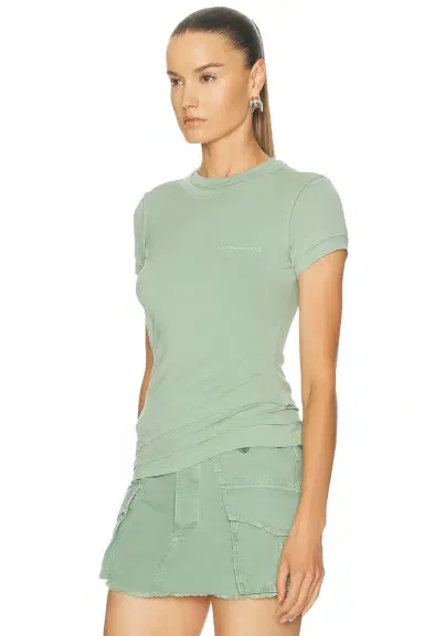 Alexander Wang Layered Short Sleeve Top | Thumbnail 2 Alexander Wang Layered Short Sleeve Top | Thumbnail 2