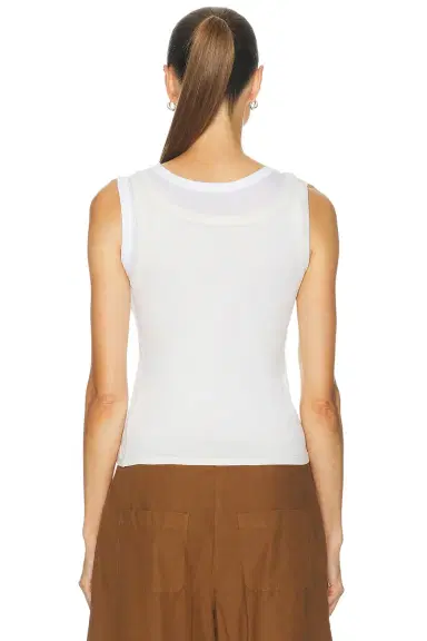 ENZA COSTA Tissue Jersey Layered Tank Top | Thumbnail 3