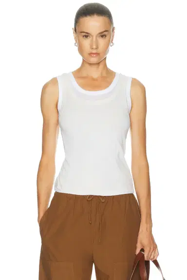 ENZA COSTA Tissue Jersey Layered Tank Top | Thumbnail 1