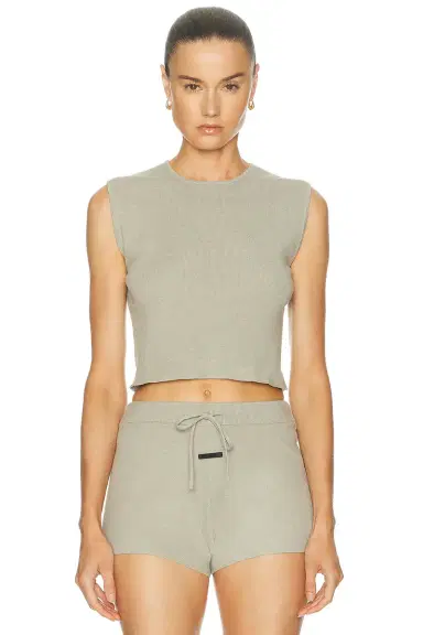 Fear of God Essentials Rib Knit Crop Top | Thumbnail 1