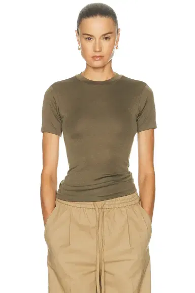 Fear of God Essentials Soft Rib Fitted T-Shirt | Thumbnail 1
