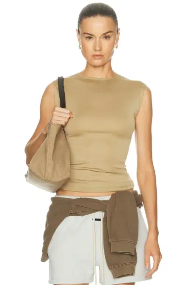 Fear of God Essentials Soft Rib Fitted Tank Top | Thumbnail 1