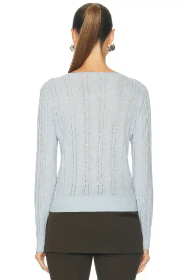 Acne Studios Kween Silk Wool Cardigan | Thumbnail 3 Acne Studios Kween Silk Wool Cardigan | Thumbnail 3