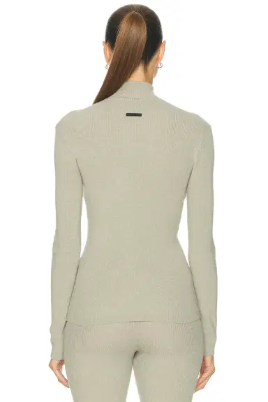Fear of God Essentials Rib Knit Zip Up Jacket | Thumbnail 3 Fear of God Essentials Rib Knit Zip Up Jacket | Thumbnail 3