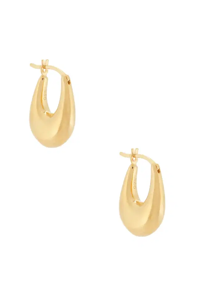 SOPHIE BUHAI Small Etruscan Hoop Earrings