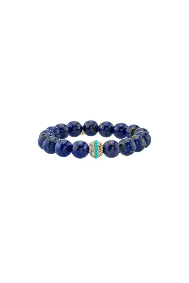 Sydney Evan Pave Mala Bead Bracelet