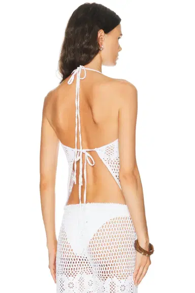 Skims Crochet Swim Cami Top | Thumbnail 3 Skims Crochet Swim Cami Top | Thumbnail 3