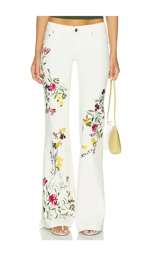Alice + Olivia Alice + Olivia Chic Embroided Jean