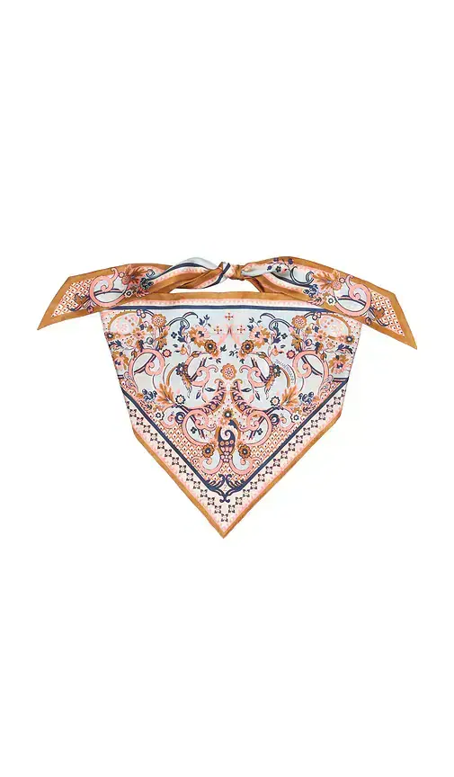 Zimmermann Printed Silk Tie Headscarf