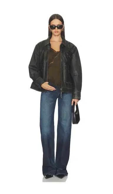 Found Distressed Leather Pocket Jacket | Thumbnail 5