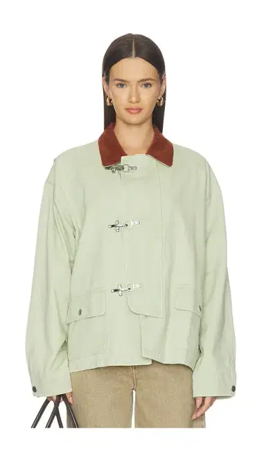Found Washed Fireman Clasp Workshop Jacket | Thumbnail 2 Found Washed Fireman Clasp Workshop Jacket | Thumbnail 2