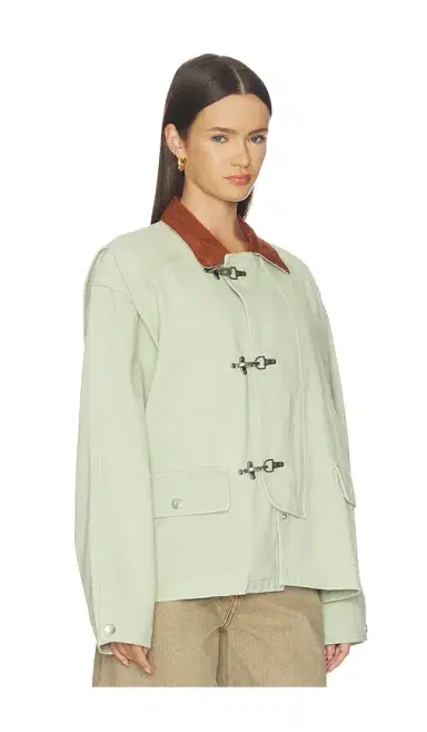 Found Washed Fireman Clasp Workshop Jacket | Thumbnail 3 Found Washed Fireman Clasp Workshop Jacket | Thumbnail 3