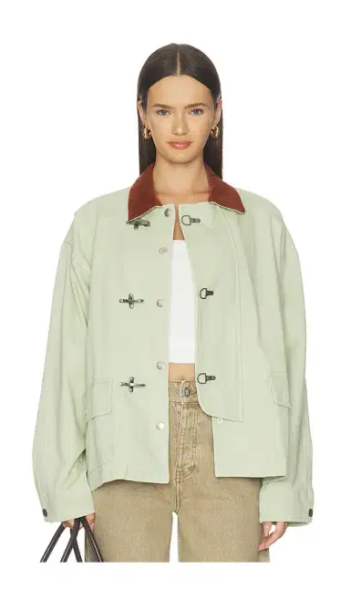 Found Washed Fireman Clasp Workshop Jacket | Thumbnail 1 Found Washed Fireman Clasp Workshop Jacket | Thumbnail 1