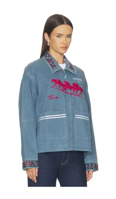 Found Jockey Club Embroidered Jacket | Thumbnail 3