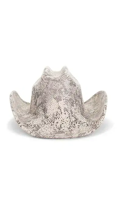 8 Other Reasons Midnight Rider Snakeskin Printed Cowboy Hat | Thumbnail 2