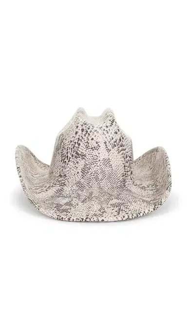 8 Other Reasons Midnight Rider Snakeskin Printed Cowboy Hat | Thumbnail 3