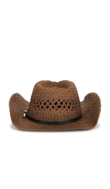 8 Other Reasons Woven Cowboy Hat With Buckle Band Detail | Thumbnail 3