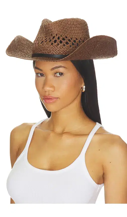 8 Other Reasons Woven Cowboy Hat With Buckle Band Detail