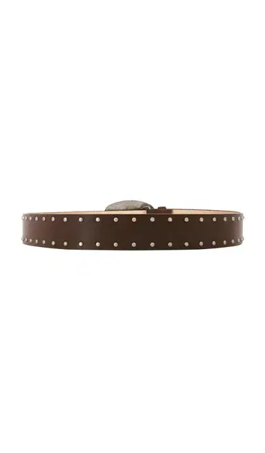 8 Other Reasons Brown Suede Studded Belt | Thumbnail 2