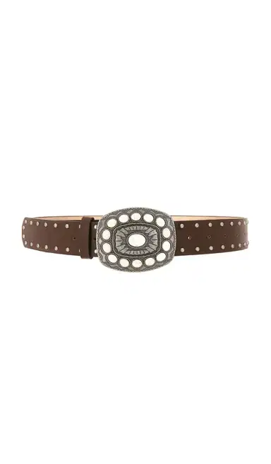 8 Other Reasons Brown Suede Studded Belt | Thumbnail 1