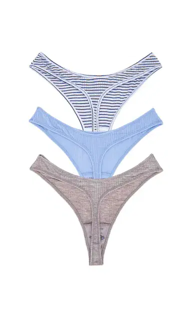 Negative Underwear Whipped Dipped Thong 3-pack | Thumbnail 2