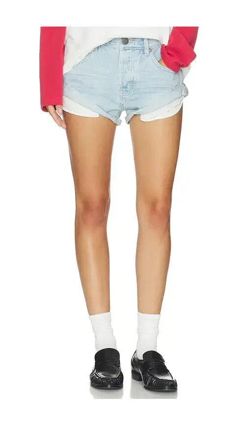 One Teaspoon Bandits Low Waist Denim Short