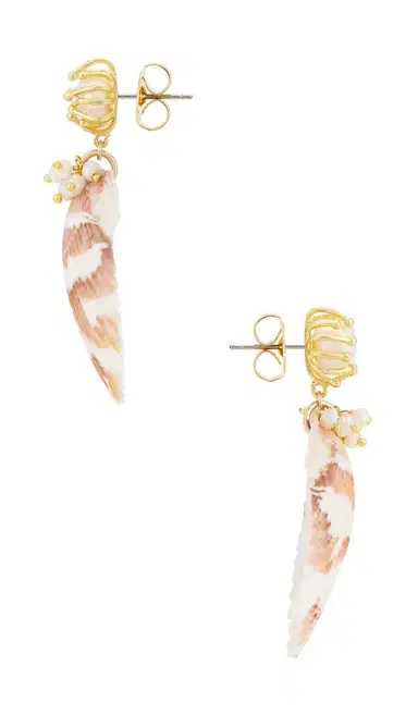 Brinker + Eliza Brinker + Eliza Calico Earrings | Thumbnail 2