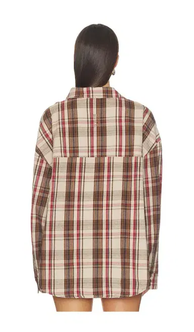 One Teaspoon Prairie Check Daria Shirt | Thumbnail 4
