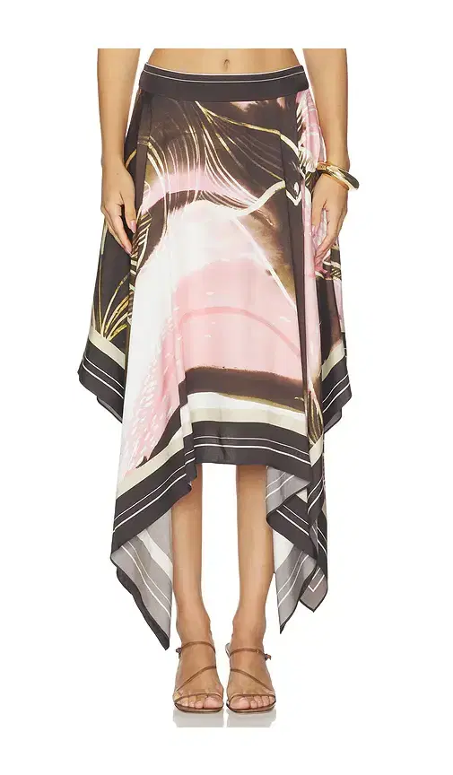 AMUR Letty Scarf Skirt