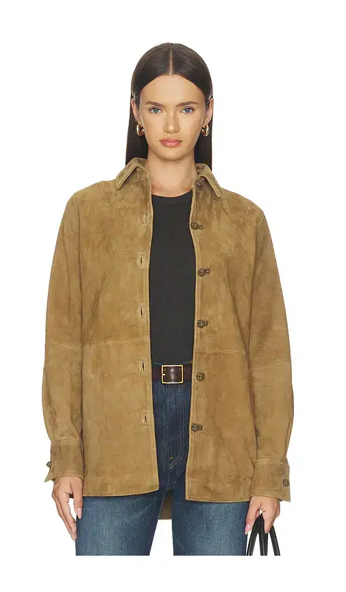 RÓHE Suede Pankou Overshirt