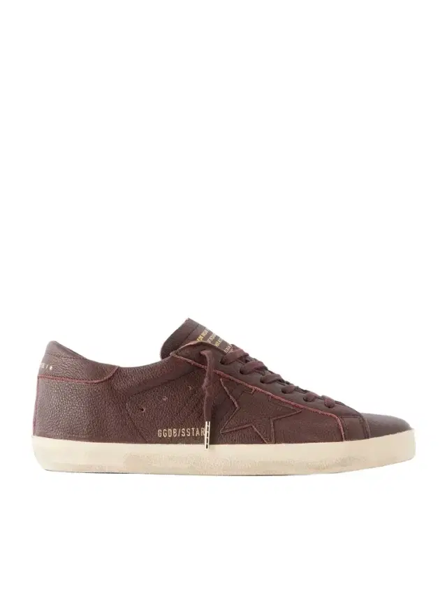 Golden Goose Super-Star Distressed Full-Grain Leather Sneakers - Men
