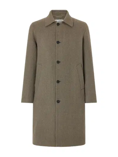Jil Sander Virgin-Wool Twill Trench Coat - Men | Thumbnail 1