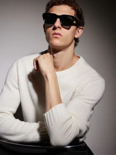 Cutler and Gross Square-Frame Acetate Sunglasses - Men | Thumbnail 2