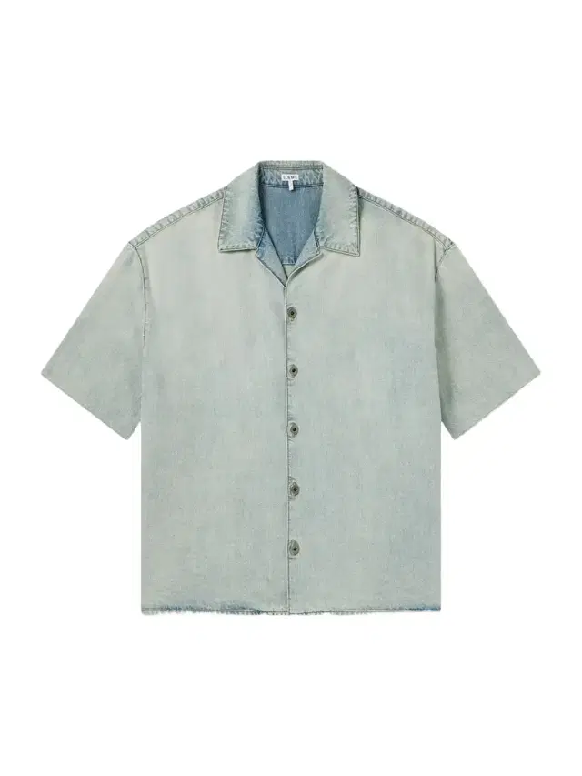 Loewe Camp-Collar Denim Shirt - Men