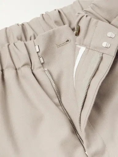 Lardini Straight-Leg Stretch-Wool Flannel Trousers - Men | Thumbnail 6