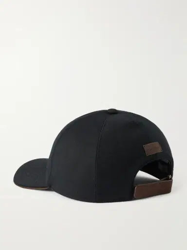 Canali Logo-Appliquéd Wool Cap - Men | Thumbnail 4