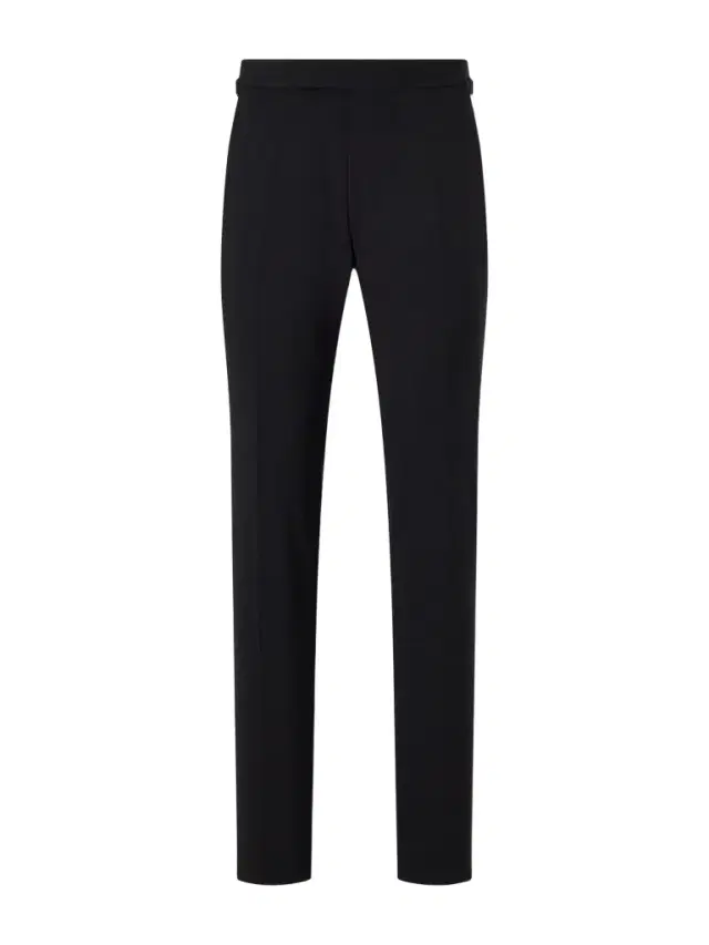 Tom Ford Shelton Straight-Leg Stretch-Wool Trousers - Men