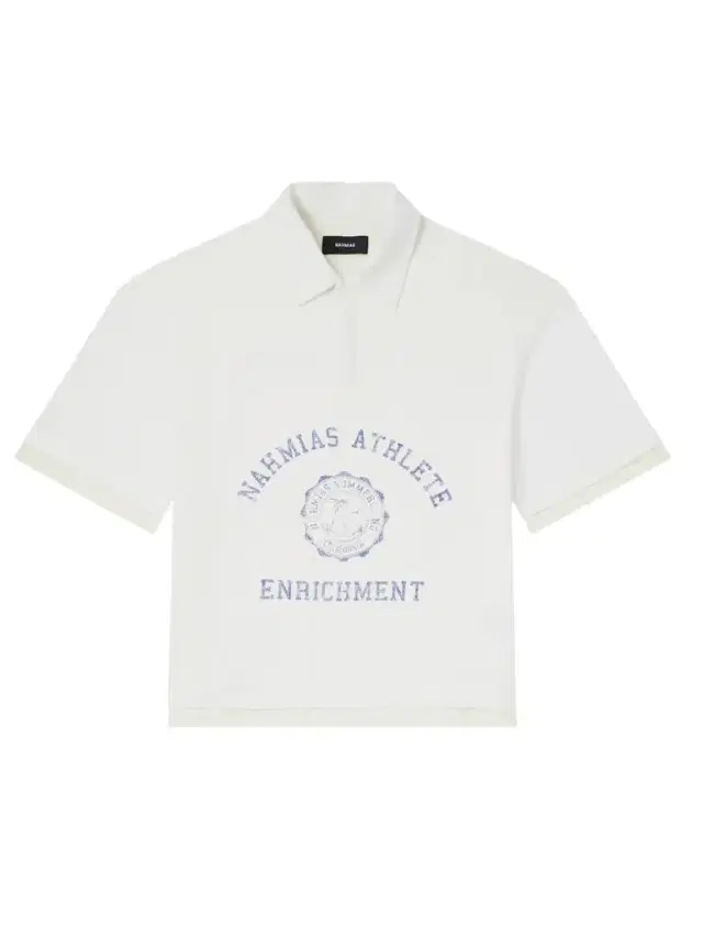Nahmias Destroyed Logo-Print Pointelle-Knit Cotton Polo Shirt - Men