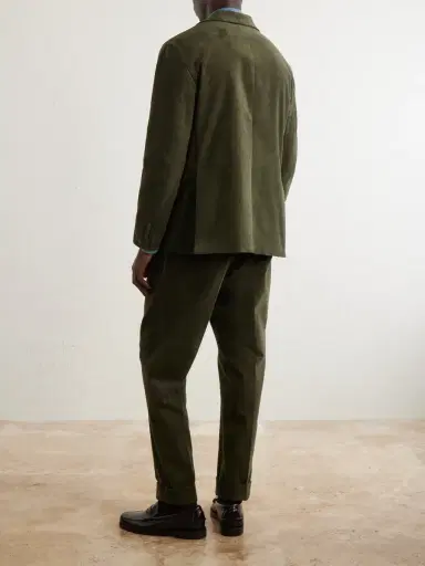 OFFICINE GÉNÉRALE Michel Cotton-Blend Corduroy Suit Jacket - Men | Thumbnail 4