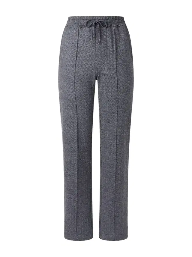 Tom Ford Straight-Leg Herringbone Cotton, Wool and Silk-Blend Drawstring Trousers - Men