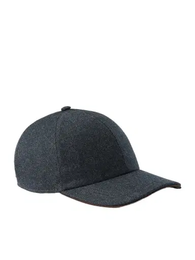 Canali Logo-Appliquéd Wool Cap - Men | Thumbnail 1