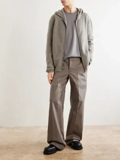 Rick Owens Wide-Leg Cotton-Blend Canvas Trousers - Men | Thumbnail 2 Rick Owens Wide-Leg Cotton-Blend Canvas Trousers - Men | Thumbnail 2