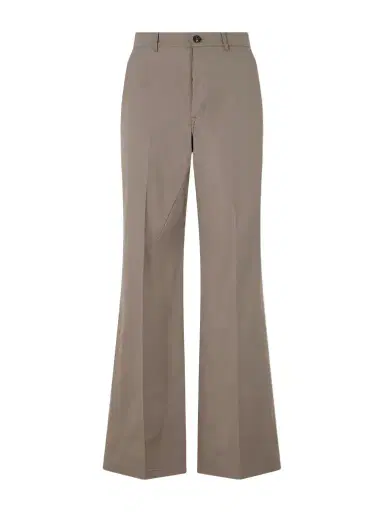 Rick Owens Wide-Leg Cotton-Blend Canvas Trousers - Men | Thumbnail 1 Rick Owens Wide-Leg Cotton-Blend Canvas Trousers - Men | Thumbnail 1